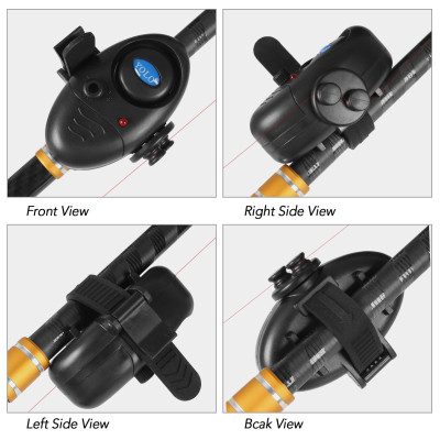 Thiết bị báo động cá cắn câu, đèn LED tăng khả năng quan sát, thuận tiện cho việc câu đêm