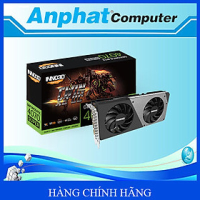 CARD Màn hình VGA Inno3D GeForce RTX 4070 Super Twin X2 OC – Hàng Chính Hãng