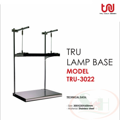 Bộ đế treo đèn TRU Lamp Base Stainless Steel chân inox bể cá tép thủy sinh tiểu cảnh