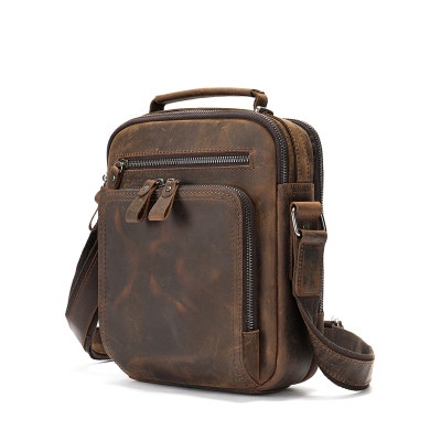 Túi đeo chéo nam DA BÒ THẬT phong cách mới  - BEE GEE DCN9315B