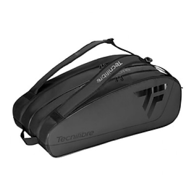 ￼Túi đựng vợt tennis Tour Endurance Ultra Black 12R - Chất liệu bạt chống thấm, 3 ngăn, kích thước 75x28x34,5cm - Bag