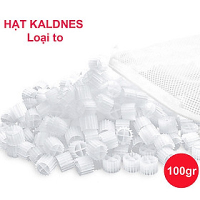Hạt Kaldnes lọc nước bể cá 100Gr hạt to cao cấp, tạo oxy hồ thủy sinh dùng kèm máy sủi sục khí oxy hồ cá