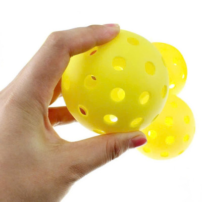 Bóng Pickleball 40 lỗ ngoài trời và tiêu chuẩn thi đấu, chất liệu TPE độ bền cao và độ nẩy ổn định, Banh Pickleball