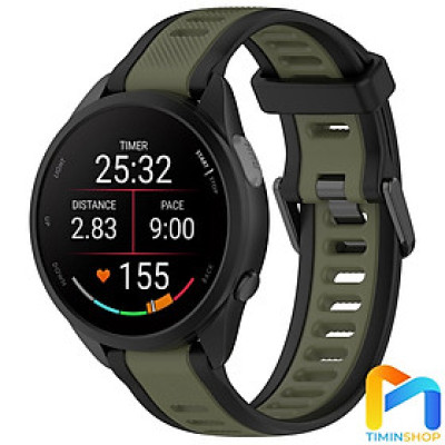 Dây đồng hồ cho Garmin Forerunner 570/ 165/ 265/ 265S/ 255/ 255S/ 245/ 645/ Vivoactive 6/ 5/ 4/ 3/ 2S/ 3S/ 4S/ Venu 3/ 2/ 2S (D165)