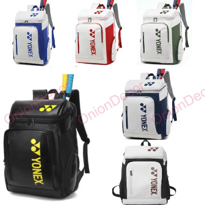 Balo học sinh sinh viên Yonnex , sức chứa lớn, phom cứng cáp, chống thấm nước, balo thể thao cầu lông tennis pickleball nhiều màu size lớn 47cm