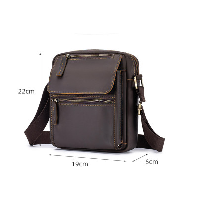 Túi đeo chéo nam DA BÒ THẬT cao cấp phong cách mới – BEE GEE DCN9413