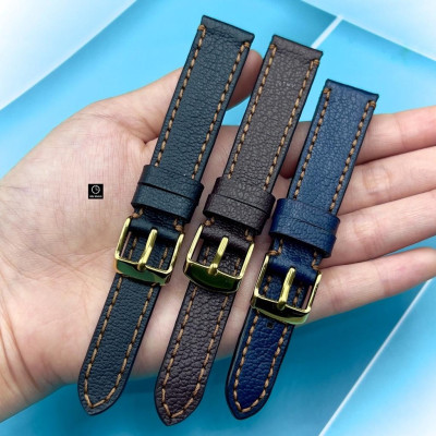 Dây Đồng Hồ Da Bò Thật Size Nữ 12/14/16/18mm Handmade 