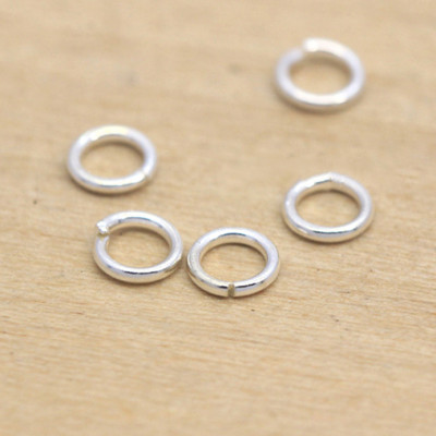 Combo charm bạc khoen tròn hở - Ngọc Quý Gemstones