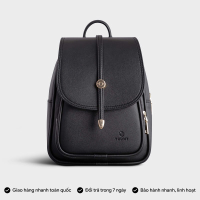 Balo Yuumy ( Thời trang nữ cỡ trung nắp gập - Balo da Seasand YBA48 )