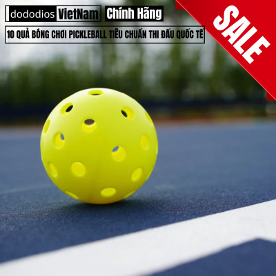 Bóng pickleball thi đấu tập luyện chuyên nghiệp ngoài trời 40 lỗ đủ màu chất lượng quốc tế - Chính hãng dododios, Banh Pickleball