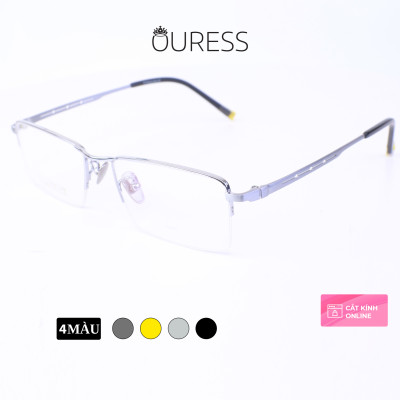 Gọng kính titanium thời trang nam siêu nhẹ siêu bền OURESS sw10006