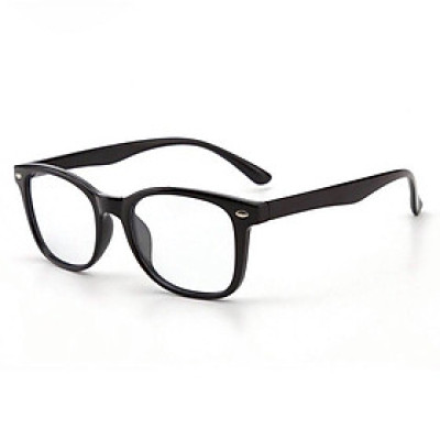 Kính xinh, Kính Mắt vuông Nam nhựa đen thời trang