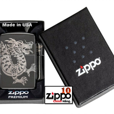  Bật lửa Zippo 46260 Lucky Dragon Design - Chính hãng 100%