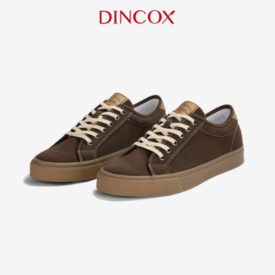 Giày Sneaker Vải Canvas Nam Nữ E12 Kakao Dincox