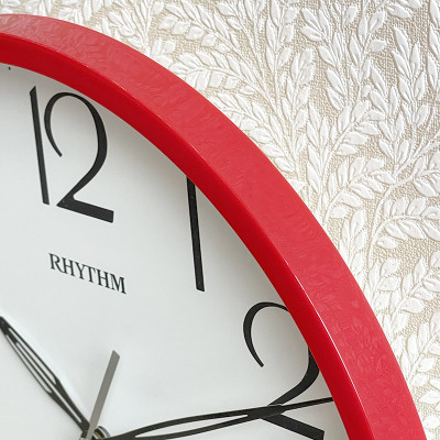 Đồng hồ Rhythm CMG623NR01- Kt 25.5 x 3.5cm, 470g, Vỏ nhựa. Dùng Pin.