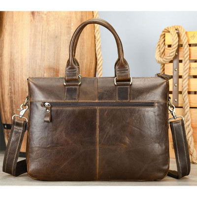 Cặp công sở nam da thật vừa laptop 15inch BHM5032