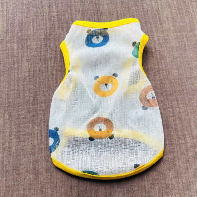 ÁO THUN BA LỖ THÔNG HƠI SIÊU CUTE TỪ 1-7KG DÀNH CHO THÚ CƯNG CHÓ MÈO