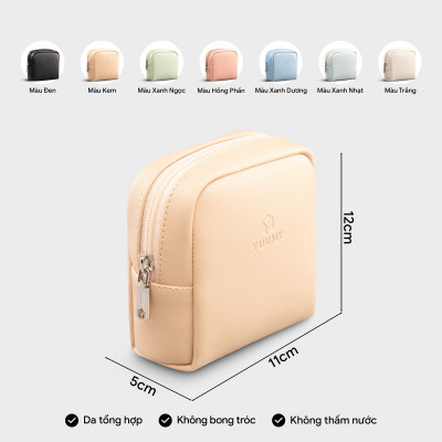 Túi YUUMY ( Thời trang nữ đựng đồ trang điểm cỡ nhỏ - Túi da Seasand YMP1 )