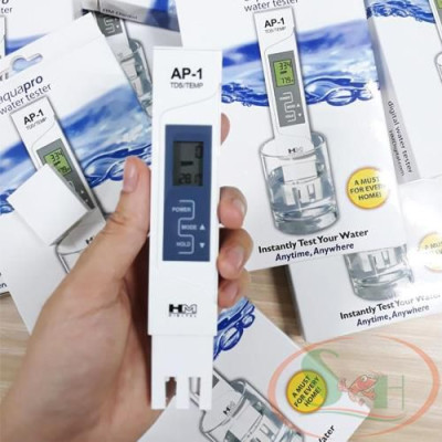 Bút đo TDS HM Aquapro AP-1 Digital Meter test chất rắn hòa tan nước bể thủy sinh cá tép thủy canh