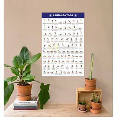 Tranh Các Động Tác Ashtanga Yoga - Sự Tinh Tế của Linh Hoạt và Tinh Thần 