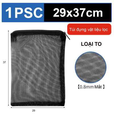 Túi đựng vật liệu lọc hồ cá SIZE TO 37 x 29cm cao cấp, dùng trong hệ thống lọc tràn hồ thủy sinh.