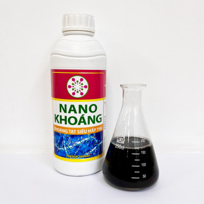Nano Khoáng tạt Vietnam Tech Bổ sung Khoáng chất cần thiết cho tôm, cá, thủy sản, Giúp chắc cơ, cứng vỏ, ngăn ngừa da xanh, da thiếc trên tôm nuôi 1000ml