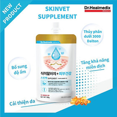 100g Gel dinh dưỡng Dr.Healmedix Skinvet Supplement tốt cho sức khỏe da ,tăng miễn dịch,chống dị ứng