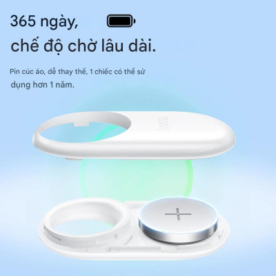 Định vị GPS Hoco E94 chống thất lạc đồ vật hành lý, định vị toàn cầu sử dụng cho iOS - Hàng chính hãng