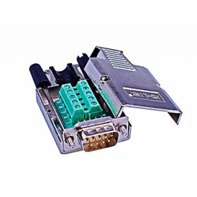 Đầu bấm DB9 đồng + Vỏ ốp kim loại YL-JM001-9F hãng HD-LINK. HÀNG CHÍNH HÃNG