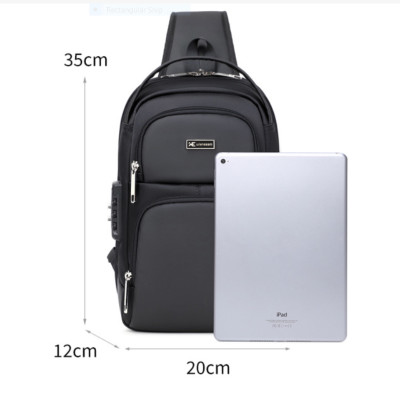 Túi đeo chéo đeo ngực nam có khóa chống trộm chống nước cao cấp phong cách mới