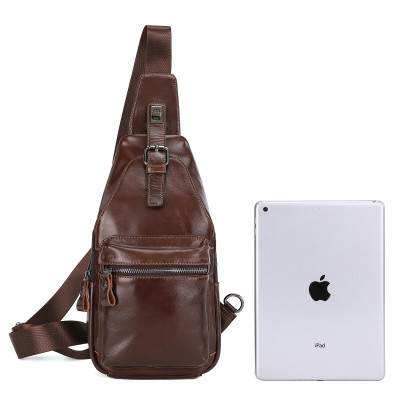 Túi đeo chéo nam DA BÒ THẬT – BEE GEE DCN9356