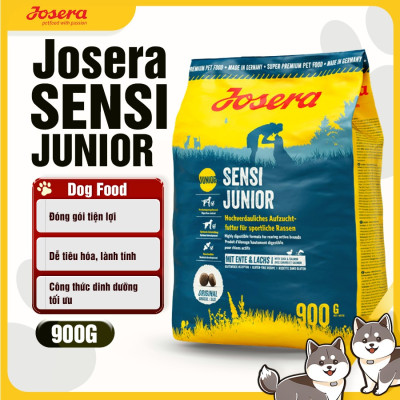Thức Ăn Chó Cao Cấp Size Lớn Từ 2-12 Tháng Tuổi và Trưởng Thành - Josera Sensi 900g