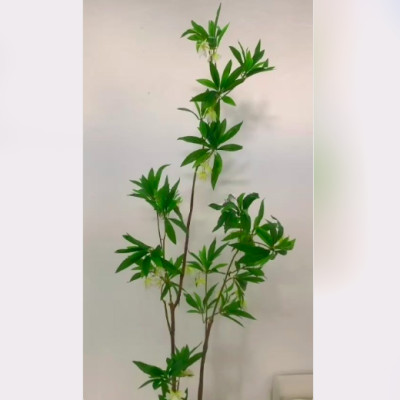 Cây Hoa Thủy Trúc Giả - Cây Thủy Sinh cao 150cm decor phòng khách, phòng bếp, phòng ngủ