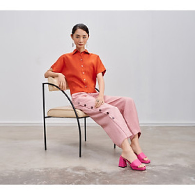 Áo Sơ Mi Linen Thổ TOP204 thời trang thiết kế Hity