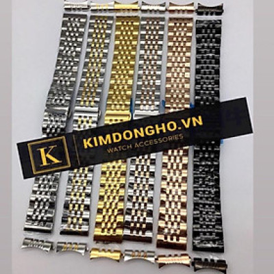 (TẶNG KÈM CHỐT VÀ DỤNG CỤ THAY DÂY) Dây đồng hồ inox đúc 2 chức năng đầu ôm và đầu bằng đủ size 18mm 19mm 20mm 21mm 22mm
