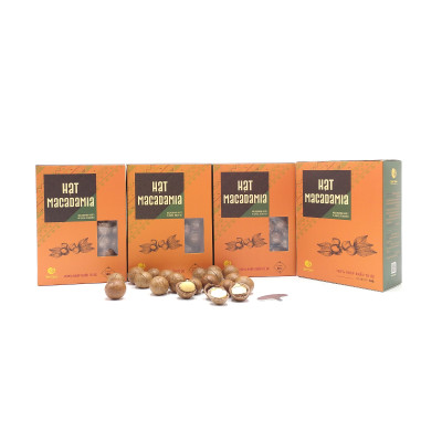 HẠT MACCA ÚC NỨT VỎ  LOẠI 1 - HỘP 500G