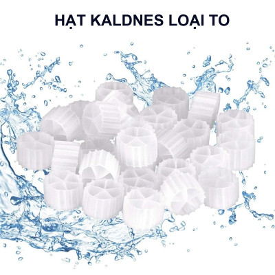 Hạt Kaldnes lọc nước bể cá 100Gr hạt to cao cấp, tạo oxy hồ thủy sinh dùng kèm máy sủi sục khí oxy hồ cá