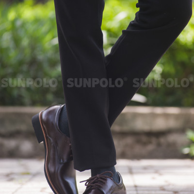 Giày Tây Nam Da Bò SUNPOLO SPH286 - Nâu Cafe, Nâu Bò