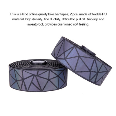 2 chiếc băng thanh xe đạp Sử dụng vật liệu PU dẻo Chống trơn trượt và chống mồ hôi, mang lại cảm giác mềm mại cho đệm