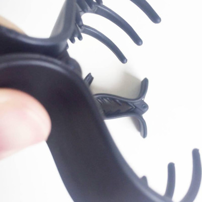 Kẹp tóc 3 răng màu đen - Combo 2 sp