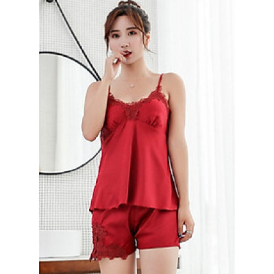 Đồ bộ - đồ mặc nhà lụa đùi.