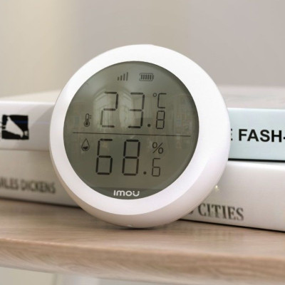 Cảm biến nhiệt độ và độ ẩm Imou ZTM1 - Temperature & Humidity Sensor , có màn hình LCD hiển thị - Hàng chính hãng