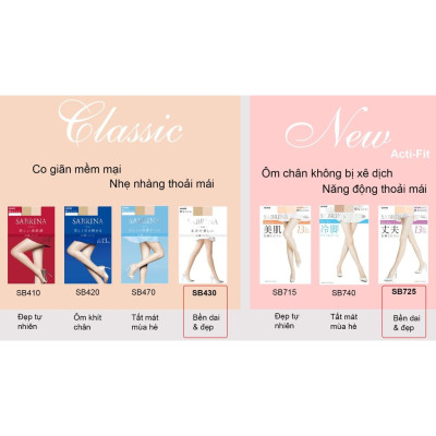 Quần tất hàng ngày SABRINA Acti-Fit siêu dai định hình chân thon đẹp