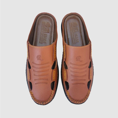 Dép Bít Mũi Nam HÀ NAM Da Bò Thật Cao Cấp GSB20118