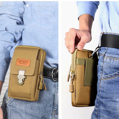 Túi đeo thắt lưng đựng điện thoại thích hợp để cắm trại, đi bộ đường dài, chạy bộ, túi đeo hông - Hàng chính hãng