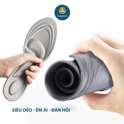 01 cặp lót giày thể thao 4D có gờ chống sốc giảm mỏi gang bàn chân - buybox - BBPK36