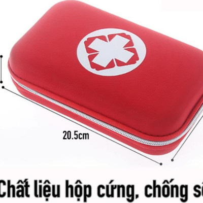 Hộp túi form cứng đựng đồ dùng y tế sơ cứu khẩn cấp nhỏ gọn, chống sốc, móp méo (không gồm dụng cụ y tế)- Hàng chính hãng