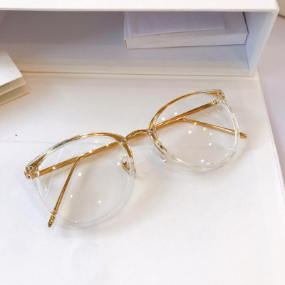 Gọng Kính cận, Kính giả cận Mắt mèo Hàn Quốc gọng Kim loại 