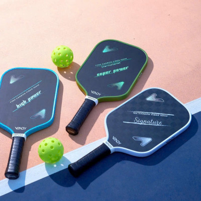 Vợt Tập Pickleball VENDY High Power T700 Carbon Fiber 16mm - Hàng Chính Hãng (1 Cái)