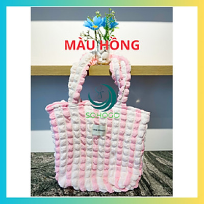[CHỌN MẪU]-Túi Tote đeo vai chất xốp thiết kế xếp ly có sức chứa lớn phong cách Hàn Quốc